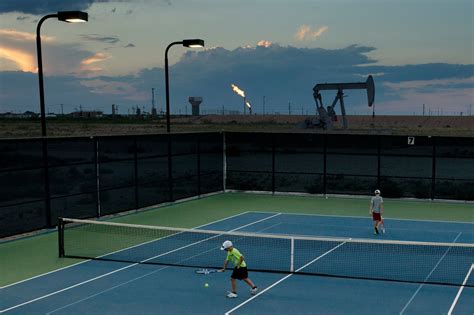 Clay is made up of packed, crushed brick, and it can find tennis or game court builders & resurfacers near you. Tennis, Anywhere? | Tennis, Basketball court size, Tennis ...