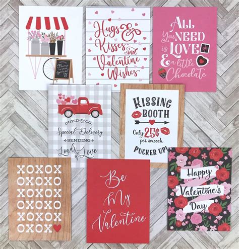 Valentine Card Making Kit For Adults Diy Valentines Kit Etsy
