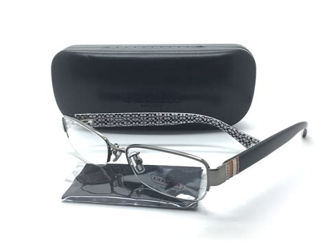 Coach Women Silver Semi Rimless New Eyeglasses Hc 5027b Cecily 9081 52 Metal