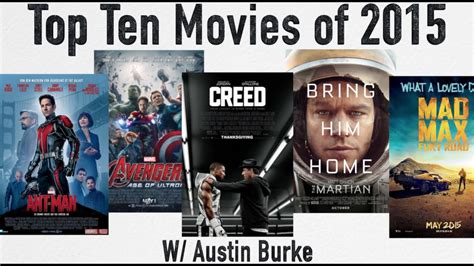 Top Ten Movies Of 2015 Youtube