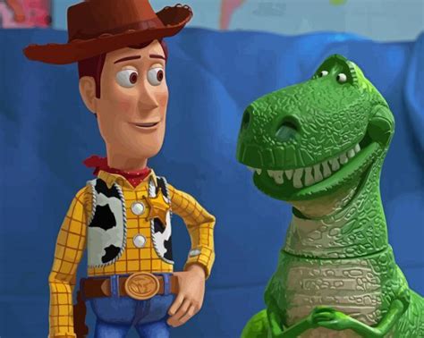 Woody And Rex Toy Story Characters Paint By Numbers Paintings By Numbers