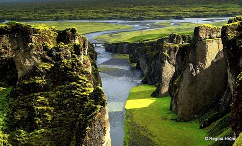 The Picturesque Fjaðrárgljúfur Canyon In South Iceland