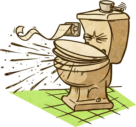 Download Clip Art Flushing Toilet Clipart Dirty Toilet Cartoon Png