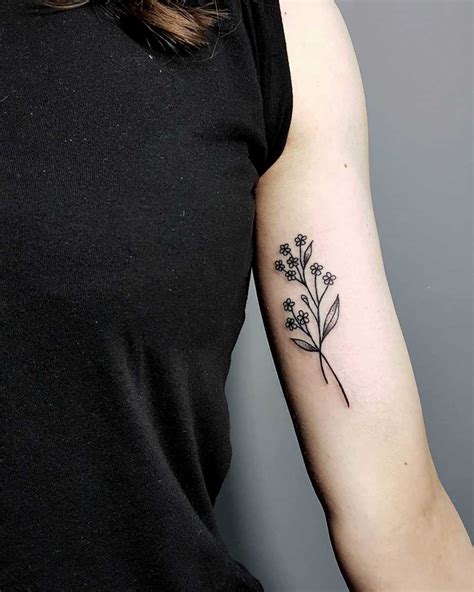 Aggregate 74 Forget Me Not Flower Tattoo Latest Ineteachers