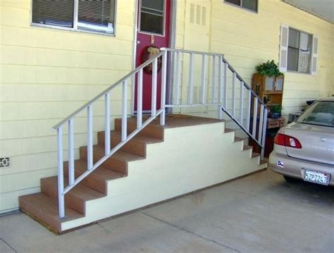 Prefab Stairs Outdoor Home Depot Fab Steps Mobile Home Deck Stairs Fab