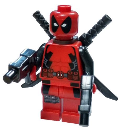 Lego Marvel X Men Deadpool Minifigure No Packaging