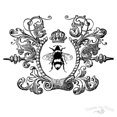 Download vintage bee art | Go Back > Images For > Vintage Queen Bee ...