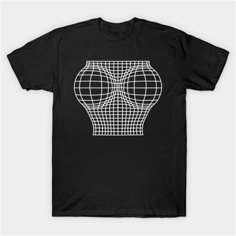 Magnified Chest Optical Illusion Grid Big Boobs Bachelorette Magnified Chest Optical Illusion