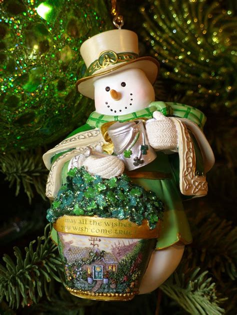 Irish Snowman Garden Of Wishes Irish Christmas Decorations Snowman