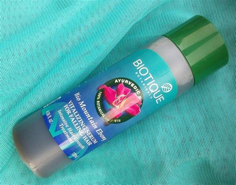 Cares for thin, devitalized and weak hair; Biotique Bio Mountain Ebony Fresh Growth Stimulating Hair ...