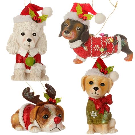 Christmas Dog Ornaments Happy Holidayware Christmas Dog Decor Raz