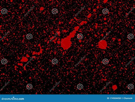 Vector Of Blood Splash Background Stock Vector Illustration Of