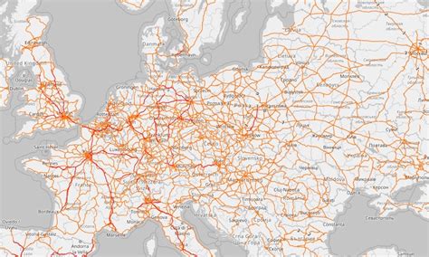 Mapa Kolejowa Europy Mapa Polski Porn Sex Picture