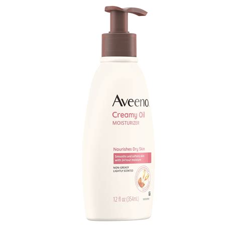 Aveeno Creamy Moisturizing Body Oil For Dry Skin With Soothing Oat And