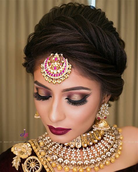 Pinterestaditimaharaj Bridal Hairstyle Indian Wedding Indian Wedding