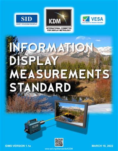 Sid International Measurements Display Standard Idms Version 11a