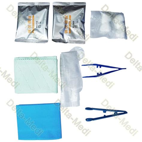 Disposable Sterile Perineal Care Kit With Underpad Cotton Ball Gloves
