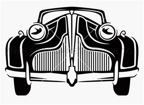 Transparent Cars Clipart Black And White Classic Car Clipart Hd Png