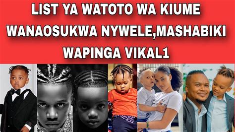 List Ya Watoto Wa Mastaa Wa Kiume Wanaosukwa Nywelemashabiki Waliaaa Na Wazazi Wao Youtube