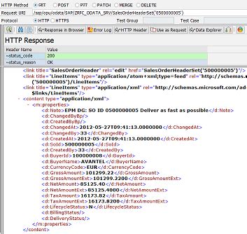 Odata Service Importing Rfc Bor Interface Get Entity Implementation