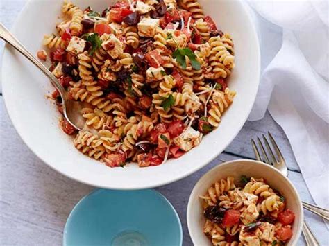 The barefoot contessa's pasta, peas and pesto packs the flavor with basil, garlic and parmesan, but is super simple staple dinner to add to your. Tomato Feta Pasta Salad Recipe | Ina Garten | Food Network