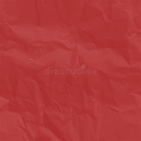Red Vintage Paper Background Crumpled Paper Texture Stock Image