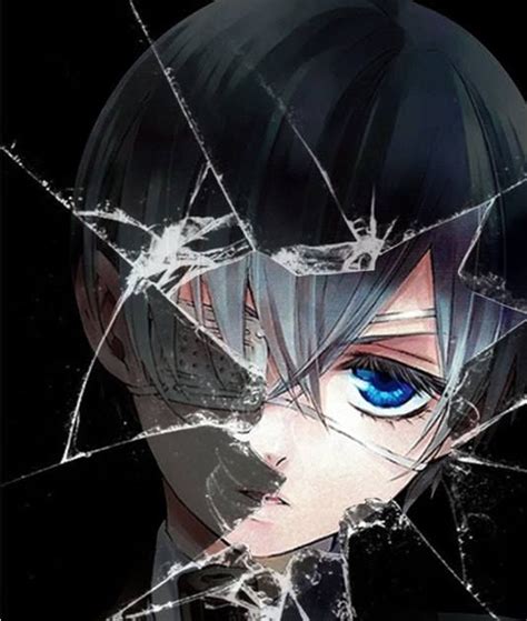 Anime Broken Glass Wallpaper Santinime