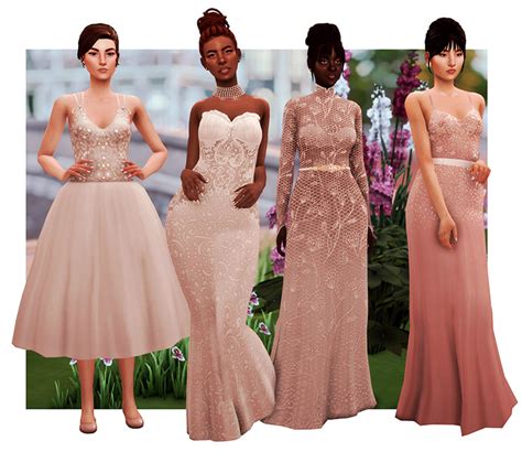 The Sims 4 Cc Dresses Sims 4 Cc Sims 4 Sims