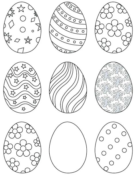 Empty Easter Basket Coloring Page At Getdrawings Free