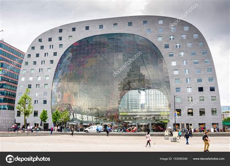 Market hall) is a residential and office building with a market hall underneath, located in rotterdam. Rotterdam-Markthalle — Redaktionelles Stockfoto © Alpegor6 ...
