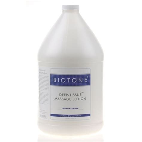 Biotone® Unscented Deep Tissue Massage Lotion 1 Gallon Pure Spa Direct