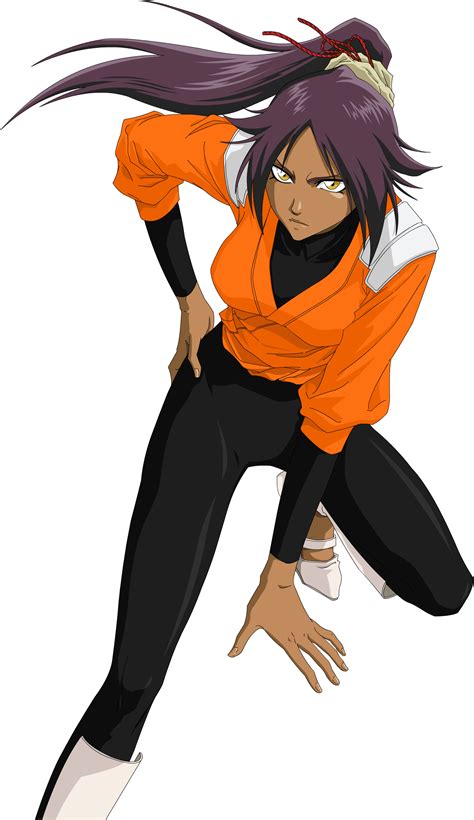 Hot Pictures Of Yoruichi Shihouin From The Bleach Anime Which Are Stunningly Ravishing Best