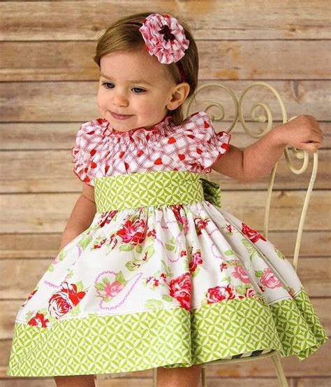 Girls Peasant Dress Roses In Pink Dress By Marievivdesigns On Etsy 40