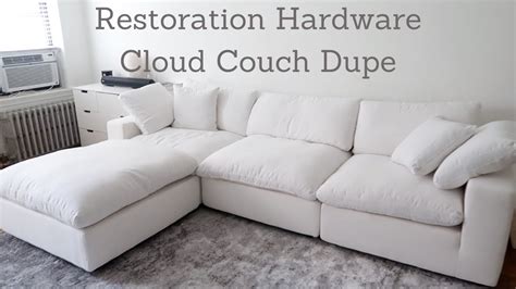 Nyc Apartment Updates Rh Cloud Couch Dupe Youtube