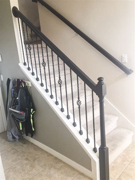 But the banister on our stairs was so beat up in some areas. How to Paint a Stair Rail