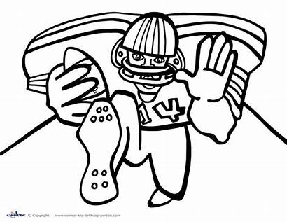 Football Coloring Printable Pages Colouring Signs Printables