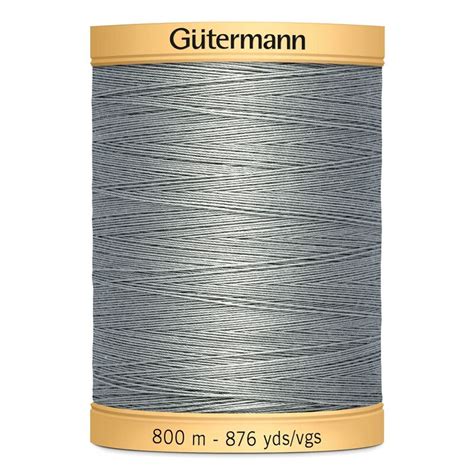 Gutermann 100 Cotton Thread Natural Cotton C Ne 50 800m Jumbo Spool