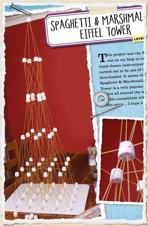 Spaghetti Marshmallow Tower Worksheet