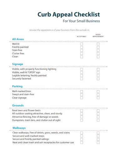 Free Appeal Checklist Samples In Ms Word Ms Excel Google Sheets