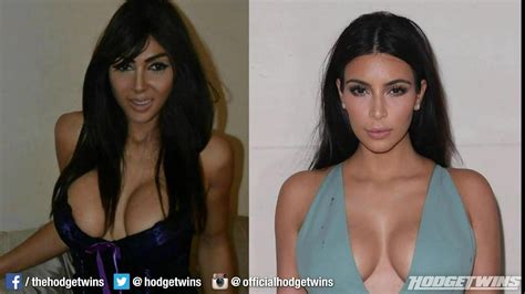 Kim Kardashian Look Alike Hodgetwins Youtube