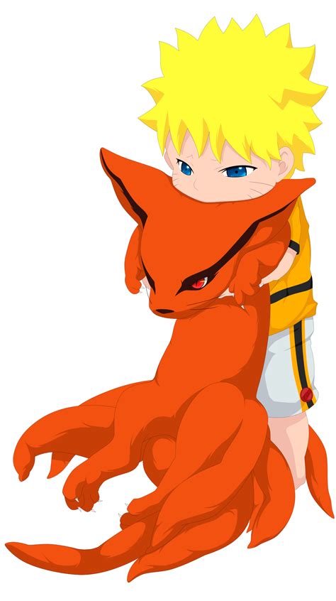 Naruto And Kurama So Cute Naruto Pinterest Naruto Anime And