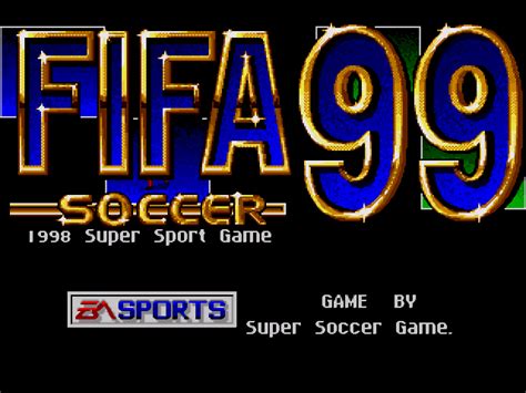 Fifa Soccer 99 Download Game Gamefabrique
