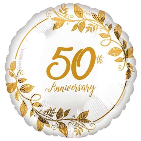 50th Anniversary Balloons Helium Balloons Perth Party Balloons And