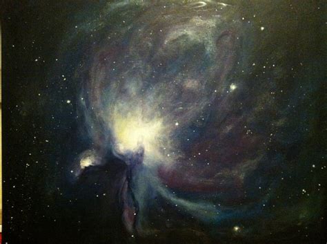 Original Acrylic Outer Space Painting By Lhorrall On Etsy