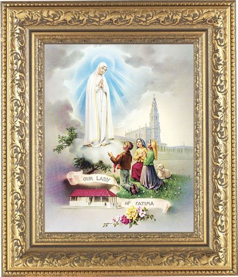 115 Frame Our Lady Of Fatima Framed Print
