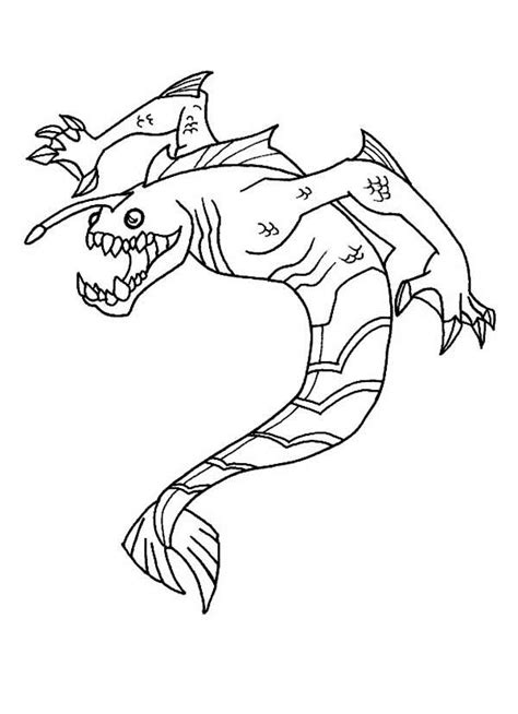 The best 82 ben 10 printable coloring pages. Ripjaws From Ben 10 Omniverse Coloring Page - Download ...