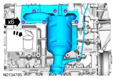 Ford Taurus Service Manual: Exhaust System - Powertrain