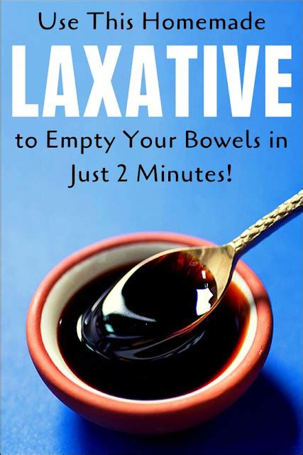 Use This Homemade Laxative To Empty Your Bowels In Just 2 Minutes