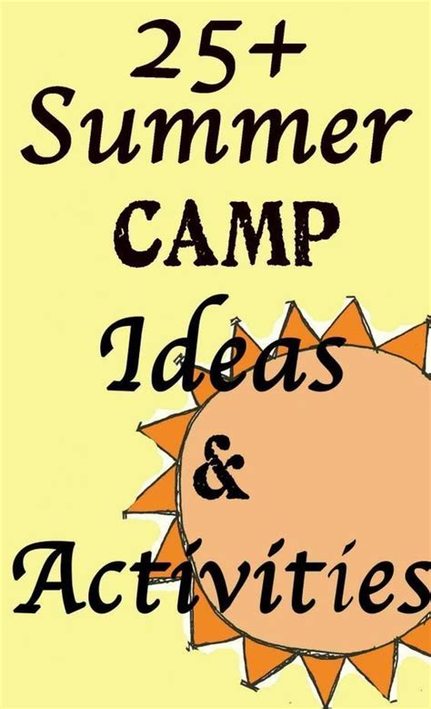 27 Kids First Summer Camp Hottest Campingswag