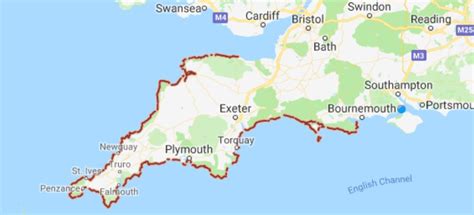 South West Coast Path Itinerary Uk South West Coast Path Tinytramper